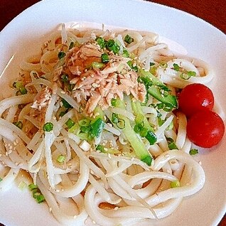 簡単☆夏にピッタリ☆サラダうどん